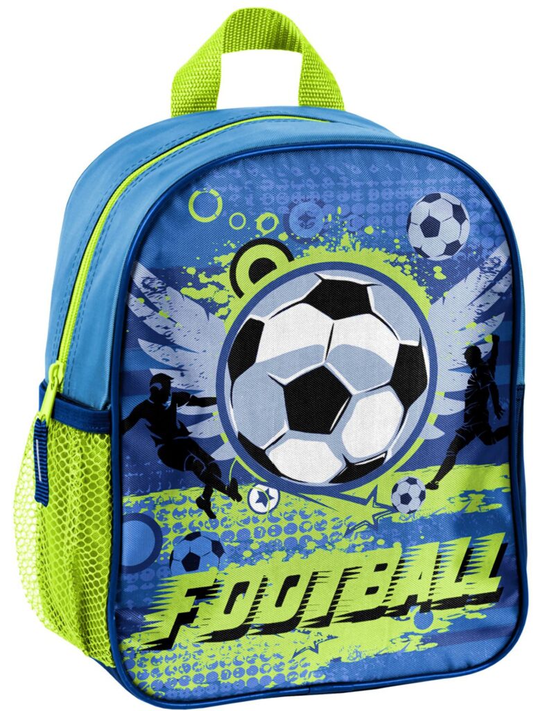 jaki plecak do przedszkola - futbolowy motyw