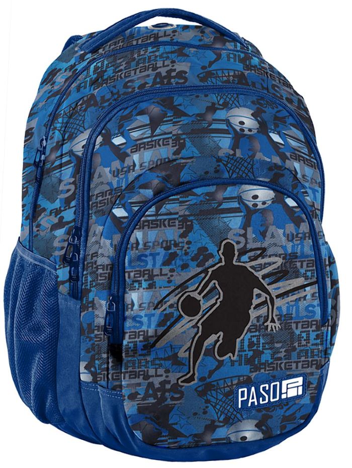 plecak sportowy szkolny z motywem koszykówki