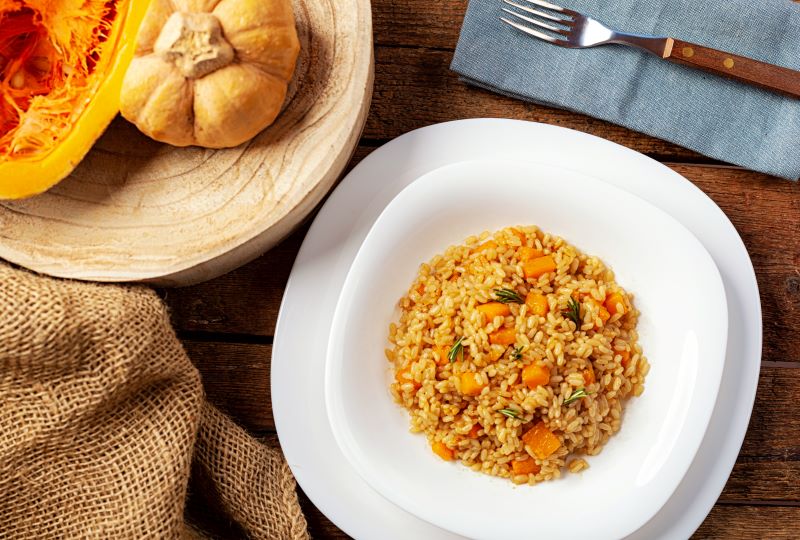 pomysły na dynię - risotto dyniowe na jesień