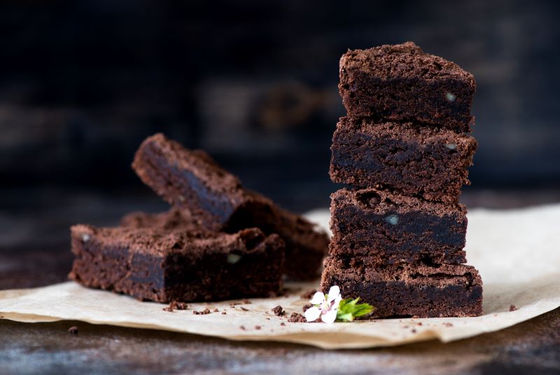 fasolowe brownie na zdrowe desery dla dzieci