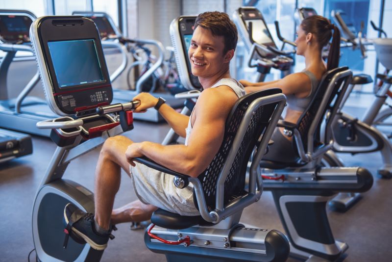 jaki rowerek stacjonarny kupić - model poziomy